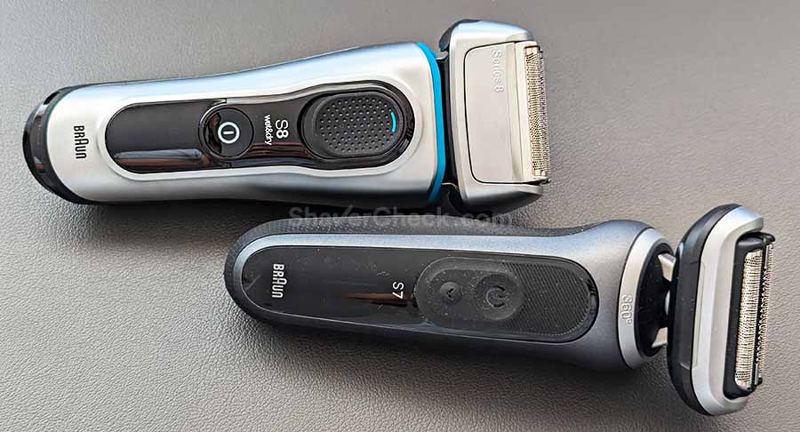 The Braun Series 8 and Series 7 360 Flex.