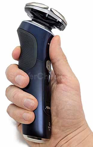 Holding the Prestige Ultra in hand.