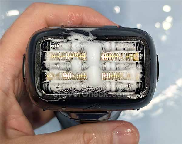 Cleaning the Panasonic ARC 5 PRO with soap.