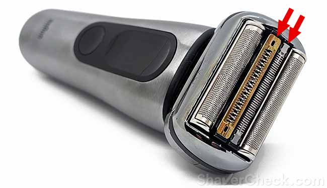 The Nevo shaving head elements.