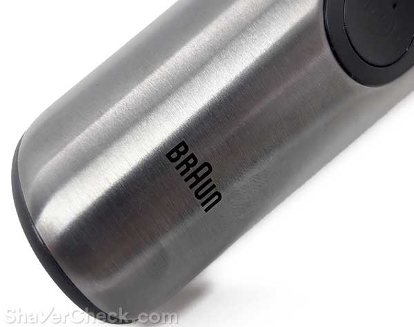 Closeup of the metal Braun Nevo body.