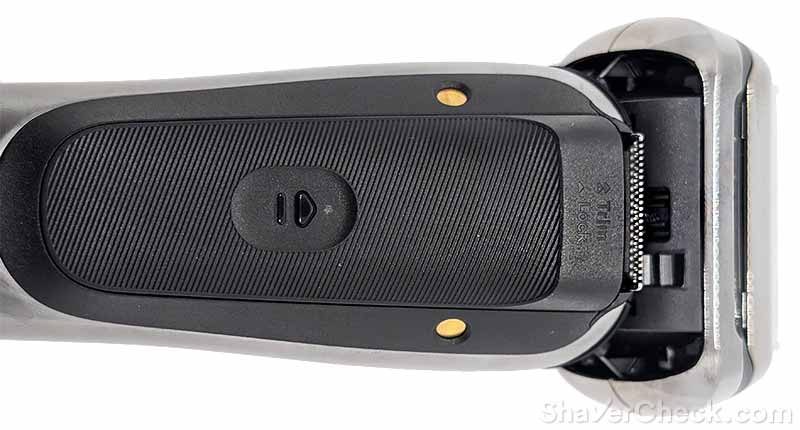 Braun Nevo trimmer+locking switch system.